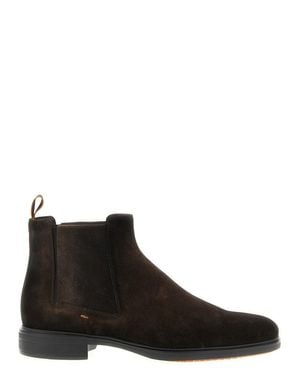 Santoni 'Easy' Capsule Ankle Boots - Black