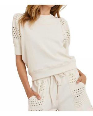 Rails Kimberly Short Sleeve Top - White
