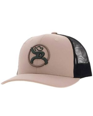 Hooey Roughy Strap Trucker Cap - Black