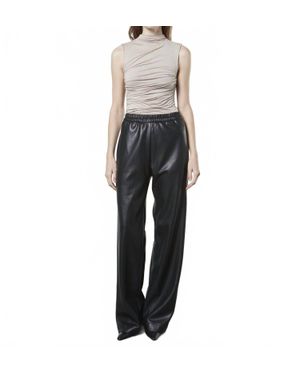 Enza Costa Sleeveless Twist Top - Black