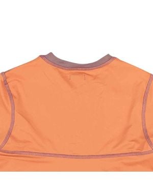 BARRAGÁN Peach Ciruela Drawstring Pegadita Baby Tee - Orange