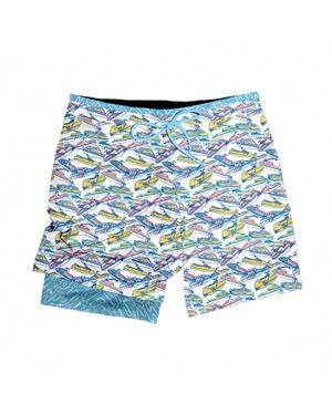 Southern Casanova Sea-Doo Splash Swim Trunks - Blue