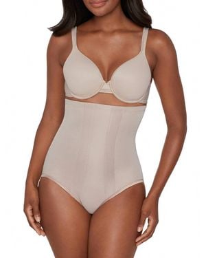 Miraclesuit Shape With Edge Hi-Waist Brief - White