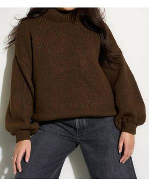 Callaghan Bellamy Chunky Knit Pullover Sweater - Brown