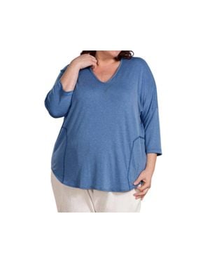 On The Plus Side Cotati Tee - Blue