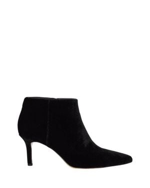 Ralph Lauren Pointed Toe Ankle Boots - Black