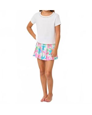 Lilly Pulitzer Girls Sylvana Skort - Blue
