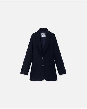 WILD PONY Crepe Blazer - Blue