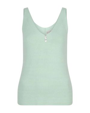 EsQualo Button Camisole - Green