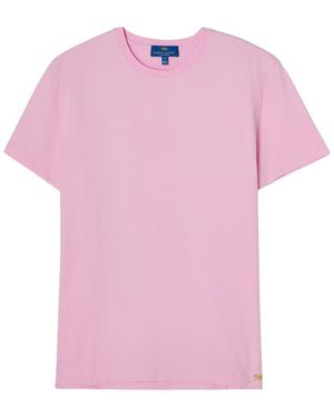 Robert Talbott Lion Stretch Jersey T-Shirt - Pink