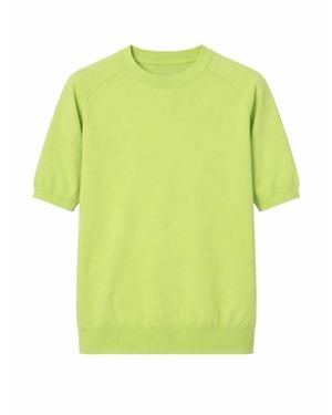 ATOMOFACTORY Classic Crew Neck Short Sleeve Cotton T-Shirt - Green