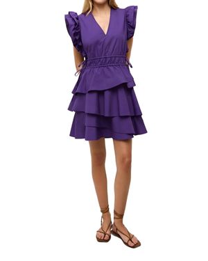 Marie Oliver Genette Dress - Purple