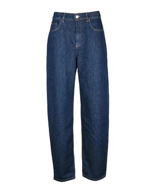 Marella Straight Denim Jeans - Blue