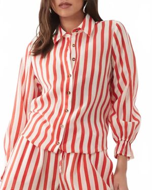 Never Fully Dressed Tie Back Top - Red