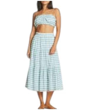 Trovata Makena Midi Skirt - Blue