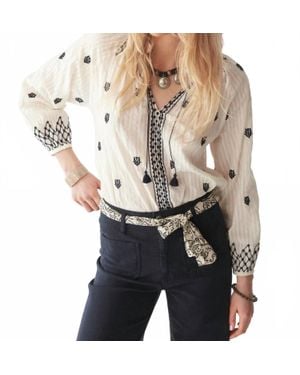 MAISON HOTEL Sybille Blouse - Gray