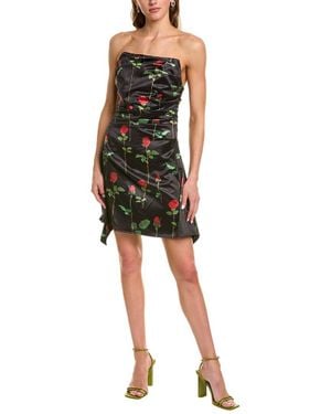 Rare London Strapless Mini Dress - Black