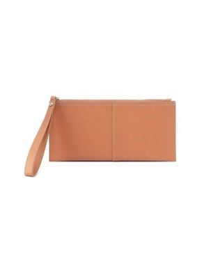 Hobo International Vida Large Pouch Wallet Handbags - Brown