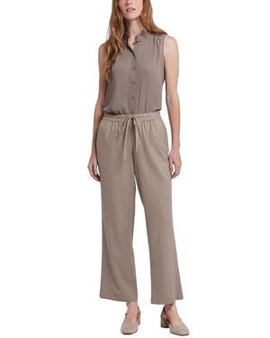 NYDJ Relaxed Saddlewood Linen-Blend Pant Jean - Multicolor