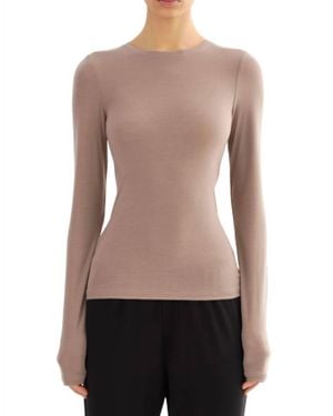 Lamarque Medora Long Sleeve Top - Natural