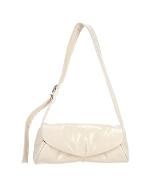 Jil Sander Cannolo Flap Shoulder Bag - Natural