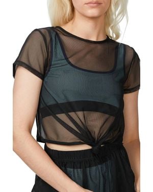 Beth Richards Mesh Tee - Black