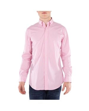 Polo Ralph Lauren Stripe Pattern Cotton Shirt - Pink