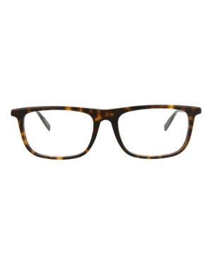 Montblanc Square-Frame Acetate Optical Frames - Brown