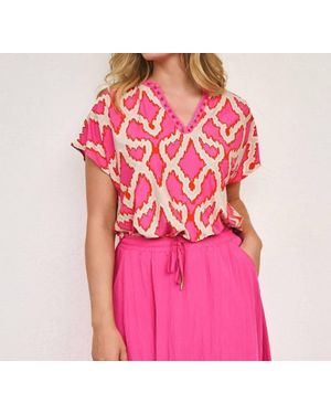 EsQualo Telse Top - Pink