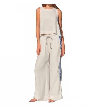 Sundry Crop Sleeveless Top - White