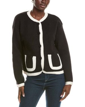 ANNA KAY Jolinne Cashmere-Blend Cardigan - Black