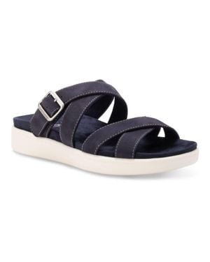 Eastland Machias Buckle Slide - Blue