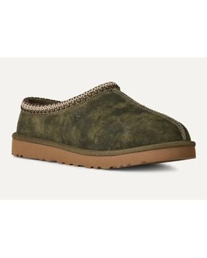 UGG Tasman Baxter 1173810-Btol Slippers 8D Suede Slip On Clogs Rhs8704 - Green