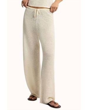 Onia Knit Drawstring Pant - Natural