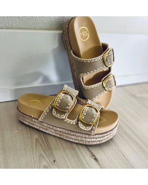 Makers Clara Slides - Metallic