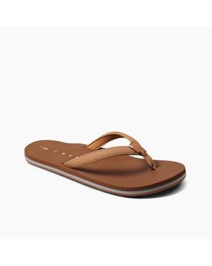 Reef Solana Cj3586-100 Sandals Wococoa Slip Resistant Flip Flop Acad541 - Brown