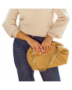 Little Daisy Closet Whimsical Allure Lantern Sleeve Knot-Back Sweater - Blue