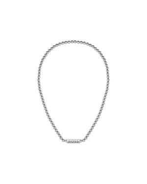 BOSS Beaded Necklace - Metallic