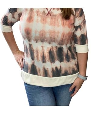 Honeyme Tie Dye Weekender Top - Multicolor