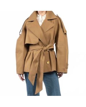 Franchise Gabi Trench Coat - Natural