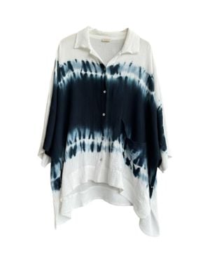 Gilda Midani Oversized River Shirt - Blue