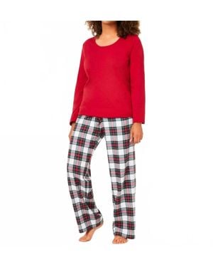 Family PJs Matching Mix It Pajama Set - Red