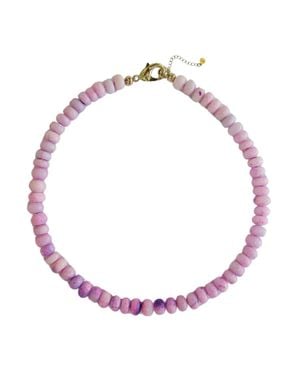 Accessory Concierge Haze Collar Beaded Necklace - Pink