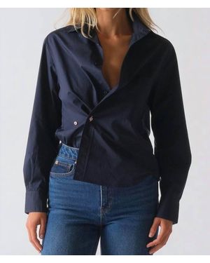 Wearcisco Crop Shirt - Blue