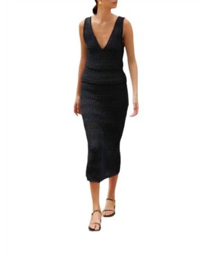Nation Ltd Driana Crochet Skirt - Black