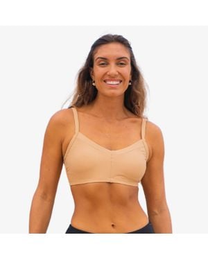 Calypsa Plus Adjustable Strap Swim Bra - Green