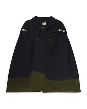 THE PACK Long With Maraichi Buttons Coat - Black
