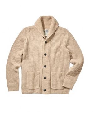Grayers Belmont Plaited Shawl Cardigan - Natural