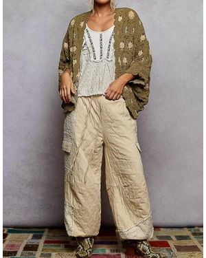 Pol Around Here Cardigan - Natural