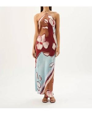ROAME. Tulula Halter Dress - Red